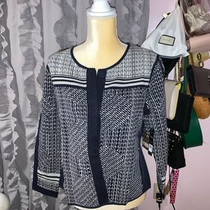 NEW NIC+ZOE Navy Cardigan